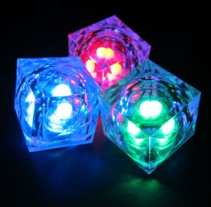 Glowing Ice Cubes