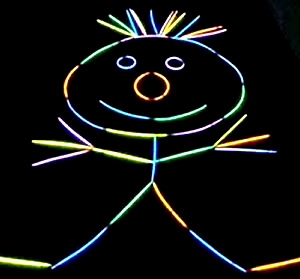 Glow Stick Figure